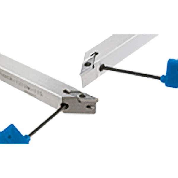 Iscar - PVAC, Right Hand Cut, 8mm Shank Height x 8mm Shank Width, Neutral Rake Indexable Turning Toolholder - 150mm OAL, VC.T Insert Compatibility, Series Isoturn - USA Tool & Supply