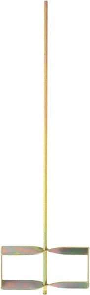 Hyde Tools - Steel Paint Mixer - 28" Long, Compatible with 5 to 10 Gal Containers - USA Tool & Supply
