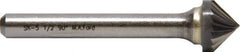 M.A. Ford - 6mm Cut Diam, 6mm Shank Diam, Tree Head Double Cut Burr - Carbide, Point End, 3mm LOC, 50mm OAL - USA Tool & Supply