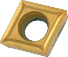 Kennametal - CCMT32.51 LF Grade KC850 Carbide Turning Insert - TiC/TiCN/TiN Finish, 80° Diamond, 3/8" Inscr Circle, 5/32" Thick, 1/64" Corner Radius - USA Tool & Supply