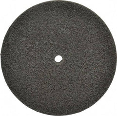 Brite Star - 6" Diam, 1/2" Face Width, 1/2" Center Hole, Fine Grade, Silicon Carbide Deburring Wheel - Unitized, Soft Density 2 Grade, 5,000 RPM - USA Tool & Supply