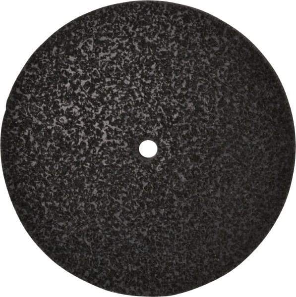 Brite Star - 4" Diam, 1/4" Face Width, 1/4" Center Hole, Fine Grade, Silicon Carbide Deburring Wheel - Unitized, Soft Density 2 Grade, 8,500 RPM - USA Tool & Supply