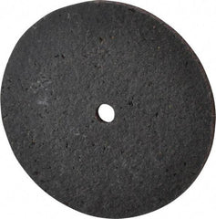Brite Star - 3" Diam, 1/8" Face Width, 1/4" Center Hole, Medium Grade, Aluminum Oxide Deburring Wheel - Unitized, Hard Density 7 Grade, 15,100 RPM - USA Tool & Supply