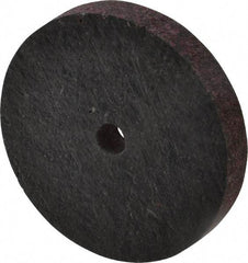 Brite Star - 2" Diam, 1/4" Face Width, 1/4" Center Hole, Medium Grade, Aluminum Oxide Deburring Wheel - Unitized, Hard Density 7 Grade, 22,100 RPM - USA Tool & Supply