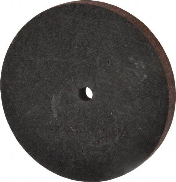Brite Star - 3" Diam, 1/4" Face Width, 1/4" Center Hole, Medium Grade, Aluminum Oxide Deburring Wheel - Unitized, Hard Density 7 Grade, 15,100 RPM - USA Tool & Supply