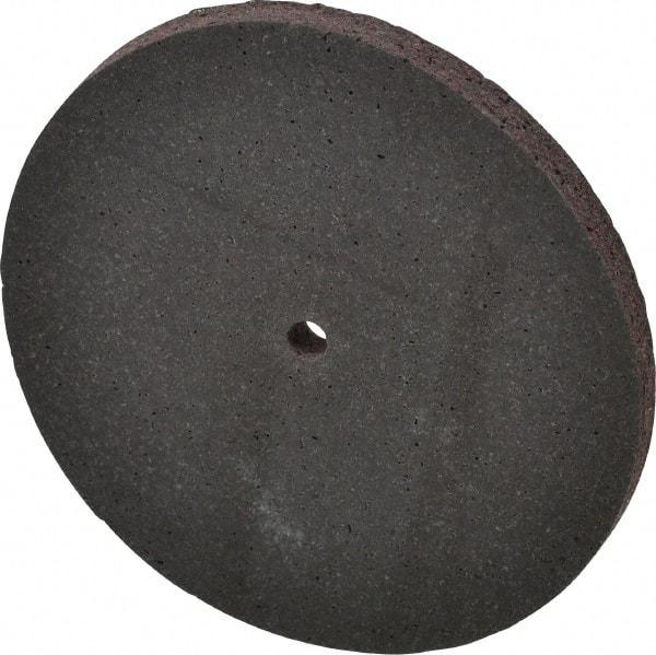 Brite Star - 4" Diam, 1/4" Face Width, 1/4" Center Hole, Medium Grade, Aluminum Oxide Deburring Wheel - Unitized, Hard Density 7 Grade, 12,100 RPM - USA Tool & Supply