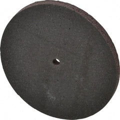 Brite Star - 4" Diam, 1/4" Face Width, 1/4" Center Hole, Medium Grade, Aluminum Oxide Deburring Wheel - Unitized, Hard Density 7 Grade, 12,100 RPM - USA Tool & Supply