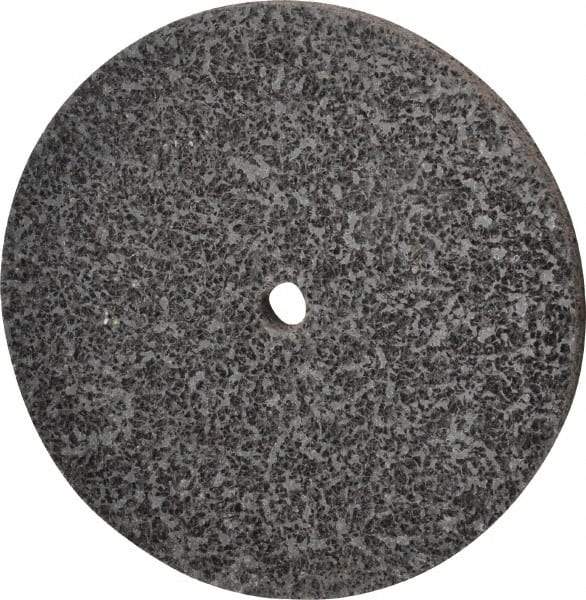 Brite Star - 6" Diam, 1/2" Face Width, 1/2" Center Hole, Medium Grade, Aluminum Oxide Deburring Wheel - Unitized, Soft Density 2 Grade, 5,000 RPM - USA Tool & Supply