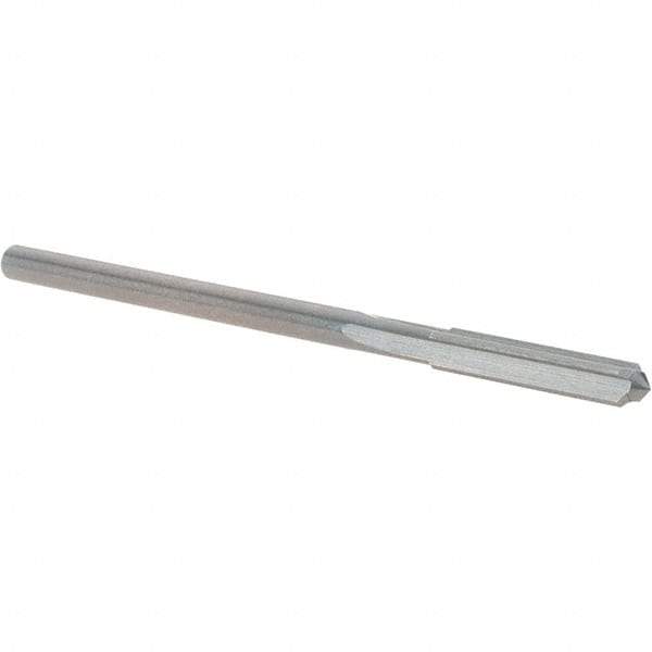 OSG - 3.2mm Solid Carbide Chucking Reamer - Straight Flute, Straight Shank, 16mm Flute Length, 57mm OAL - USA Tool & Supply