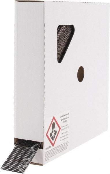 Tru-Maxx - 1-1/2" x 25 Yd 80 Grit Silicon Carbide Screen Roll - Medium Grade - USA Tool & Supply