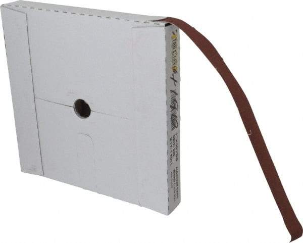 Tru-Maxx - 1" x 50 Yd 320 Grit Aluminum Oxide Cloth Roll - Fine Grade - USA Tool & Supply