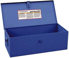 Value Collection - 28-5/16" Wide x 12-3/8" Deep x 11-1/8" High Job Site Welder's Box - Steel, Blue - USA Tool & Supply