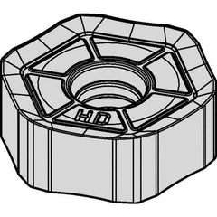 Kennametal - HNGJ535 Grade KC520M Carbide Milling Insert - TiAlN Finish, 0.2142" Thick, 5/8" Inscribed Circle, 4.34mm Corner Radius - USA Tool & Supply
