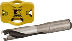 Kennametal - 23 to 24mm Diam, 3xD, 2.83" Max Depth, 15/16" Shank Diam, 3.98" Flute, 6-1/4" OAL, Replaceable Tip Drill - ZB Seat Size, Series KenTIP - USA Tool & Supply