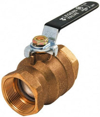 Legend Valve - 3" Pipe, Full Port, Lead Free Brass UL, CSA, FM, NSF Approved Ball Valve - 2 Piece, FIP x FIP Ends, Lever Handle, 400 WOG, 150 WSP - USA Tool & Supply