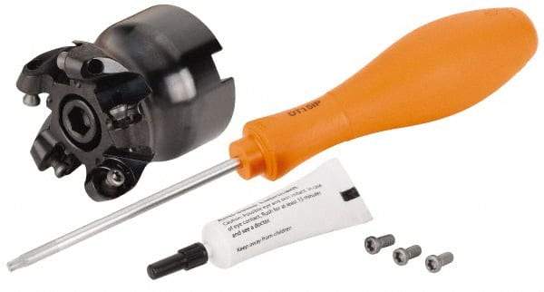 Kennametal - 76.2mm Cut Diam, 8mm Max Depth, 1" Arbor Hole, 5 Inserts, RP.T 1605... Insert Style, Indexable Copy Face Mill - BMD300 Cutter Style, 19,800 Max RPM, 2 High, Through Coolant, Series KSRM - USA Tool & Supply