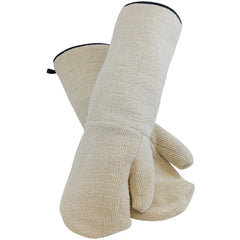 ‎42-857 Terry Seamless Knits - Terry Cloth Baker's Mitt -  32 oz Double Insulated -  Loop-Out -  17 Inch