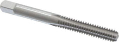 Union Butterfield - 1/4-20 UNC 2B/3B 4 Flute Bright Finish High Speed Steel Straight Flute Standard Hand Tap - Bottoming, Right Hand Thread, 2-1/2" OAL, 1" Thread Length, H3 Limit, Oversize - USA Tool & Supply