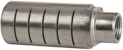 PRO-SOURCE - 3/8 Male NPT, 1" Hex, 3-1/4" OAL, Muffler - 300 Max psi, 40 CFM, Aluminum - USA Tool & Supply