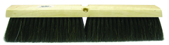 24" Horse Hair Medium Sweeping - Broom Without Handle - USA Tool & Supply