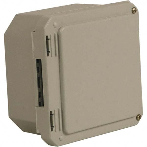 Wiegmann - NEMA 4X Fiberglass Standard Enclosure with Continuous Hinge Cover - USA Tool & Supply