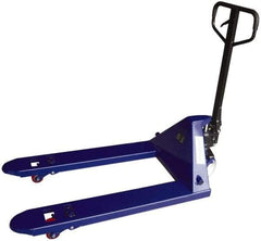 Value Collection - 5,500 Lb Capacity, 7-1/2" Lift Economy Pallet Truck - 3" Min Lift Height, 42" Fork Length x 27" Fork Width, 27" Overall Width - USA Tool & Supply