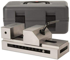 Gibraltar - 3-15/16" Jaw Width, 5" Jaw Opening Capacity, 1.97" Jaw Height, Toolmaker's Vise - Flat Jaw, 0.003" Parallelism, 0.005" Squareness, 280mm OAL x 3.93" OAH - USA Tool & Supply