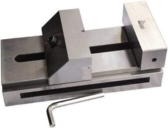 Gibraltar - 5-29/32" Jaw Width, 7" Jaw Opening Capacity, 1.969" Jaw Height, Toolmaker's Vise - Flat Jaw, 0.00012" Parallelism, 0.0002" Squareness, 300mm OAL x 3-15/16" OAH - USA Tool & Supply