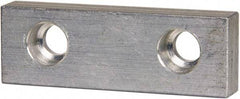 Gibraltar - 3" Wide x 1" High x 1/2" Thick, Flat/No Step Vise Jaw - Soft, Aluminum, Fixed Jaw, Compatible with 3" Vises - USA Tool & Supply