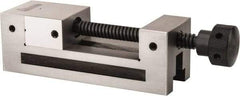 Gibraltar - 2-1/2" Jaw Width, 3" Jaw Opening Capacity, 1-1/4" Jaw Height, Toolmaker's Vise - Flat Jaw, 0.0002" Parallelism, 0.0003" Squareness, 7.4" OAL x 2-1/2" OAH - USA Tool & Supply