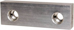 Gibraltar - 5" Wide x 1-1/2" High x 3/4" Thick, Flat/No Step Vise Jaw - Soft, Aluminum, Fixed Jaw, Compatible with 5" Vises - USA Tool & Supply