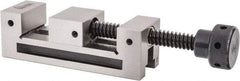 Gibraltar - 1-31/32" Jaw Width, 2-1/2" Jaw Opening Capacity, 1" Jaw Height, Toolmaker's Vise - Flat Jaw, 0.0002" Parallelism, 0.0002" Squareness, 6" OAL x 2.11" OAH - USA Tool & Supply