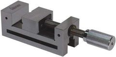 Gibraltar - 2-7/8" Jaw Width, 3-3/4" Jaw Opening Capacity, 1.35" Jaw Height, Toolmaker's Vise - Flat Jaw, 0.00012" Parallelism, 0.0002" Squareness, 7" OAL x 2.8" OAH - USA Tool & Supply