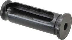 Interstate - 1/4" ID, 3/4" OD, 2-1/4" Length Under Head, Type C Lathe Tool Holder Bushing - 3/16" Head Thickness, 1-7/8" Slot Length - Exact Industrial Supply