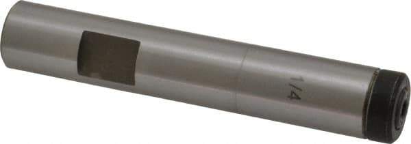 Interstate - Slitting/Slotting Saw Arbor - Straight Shank, 1/2" Shank Diam, 2.83" OAL, For 1/4" Cutter Hole Diam - Exact Industrial Supply