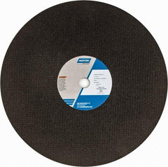 Norton - 16" Zirconia Alumina Cutoff Wheel - 5/32" Thick, 1" Arbor, 3,820 Max RPM, Use with Stationary Grinders - USA Tool & Supply
