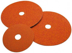 Norton - 7" Diam 7/8" Hole 120 Grit Fiber Disc - Medium Grade, Ceramic, Series R980P - USA Tool & Supply