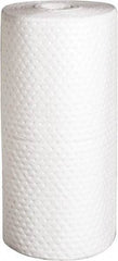 PRO-SAFE - 70 Gal Capacity per Package, Oil Only Roll - 150' Long x 30" Wide, White, Polypropylene - USA Tool & Supply