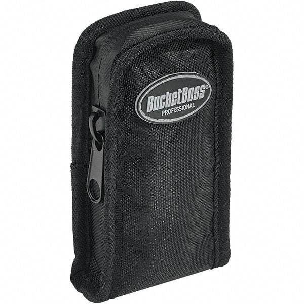 Bucket Boss - 1 Pocket Mobile Carrier Holster - Nylon, Black - USA Tool & Supply