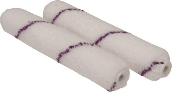 Premier Paint Roller - 3/8" Nap, 6-1/2" Wide Paint Mini Roller - Semi-Smooth Texture, Microfiber - USA Tool & Supply