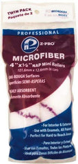Premier Paint Roller - Medium Weight Plastic Drop Cloth - 5' x 5', 1 mil Thick, Off White, Leak Proof - USA Tool & Supply
