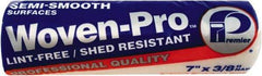 Premier Paint Roller - 3/8" Nap, 18" Wide Paint Roller Cover - Semi-Smooth Texture, Polyester - USA Tool & Supply