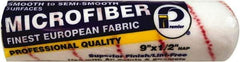 Premier Paint Roller - 1/2" Nap, 9" Wide Paint General Purpose Roller Cover - Semi-Rough Texture, Microfiber - USA Tool & Supply