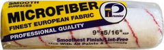 Premier Paint Roller - 5/16" Nap, 9" Wide Paint General Purpose Roller Cover - Smooth Texture, Microfiber - USA Tool & Supply