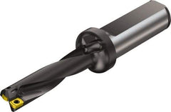 Sandvik Coromant - 8.713" Max Drill Depth, 4xD, 2-1/8" Diam, Indexable Insert Drill - 2 Inserts, 1-1/2" Shank Diam, Flange Shank - USA Tool & Supply