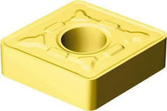 Sandvik Coromant - CNMG644 MR Grade 2015 Carbide Turning Insert - TiCN/Al2O3/TiN Finish, 80° Diamond, 3/4" Inscr Circle, 1/4" Thick, 1/16" Corner Radius - USA Tool & Supply