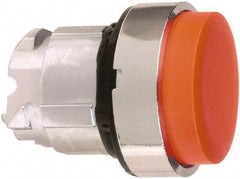 Schneider Electric - 22mm Mount Hole, Extended Straight, Pushbutton Switch Only - Round, Red Pushbutton, Maintained (MA) - USA Tool & Supply