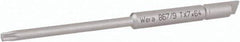 Wera - 4mm Drive, Torx Precision Screwdriver Bit - 2-1/2" OAL - USA Tool & Supply