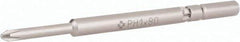 Wera - 5mm Drive, #1 Phillips Screwdriver Bit - 3-1/8" OAL - USA Tool & Supply