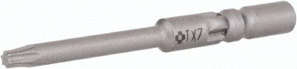 Wera - 4mm Drive, Torx Precision Screwdriver Bit - 1-9/16" OAL - USA Tool & Supply